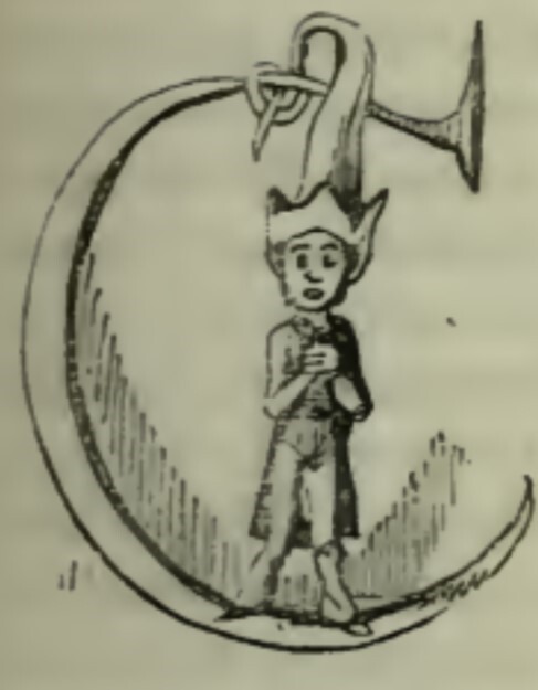 [Vanity Fair Chapter XLII Inhabited Initial]