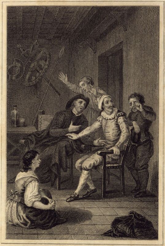 The House keeper Scolding Sancho