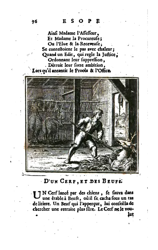 D’une Cerf, et des Beufs