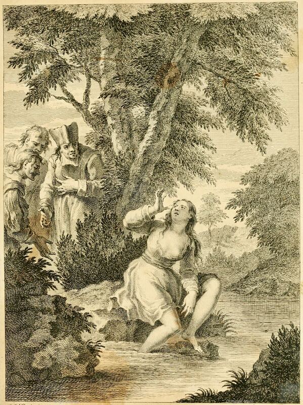 [The priest, the barber, and Cardenio encounter Dorotea]