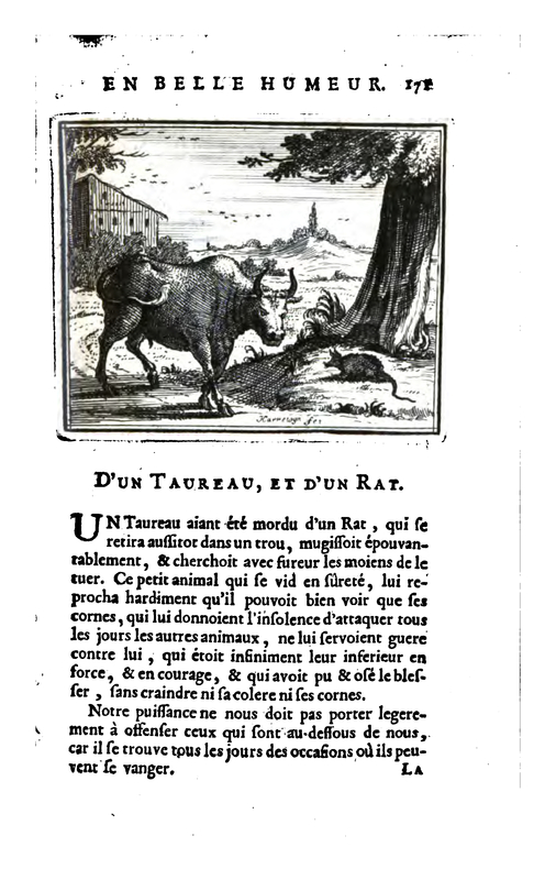 D'un Taureau, Et D'un Rat