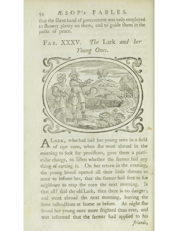 The Lark and Her Young Ones