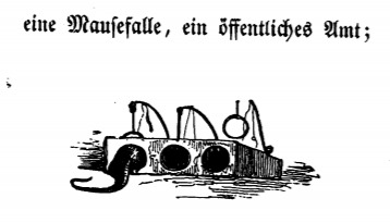 ein Mausefalle, ein Offentliches Amt