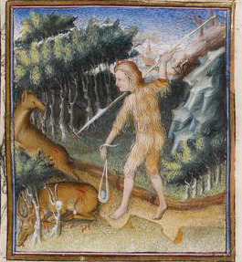 Camille chasse dans les bois
