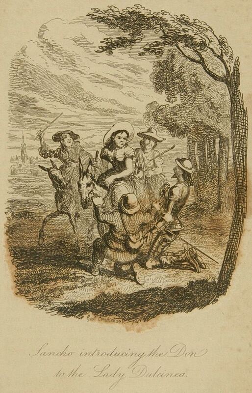 Sancho introducing the Don to the Lady Dulcinea