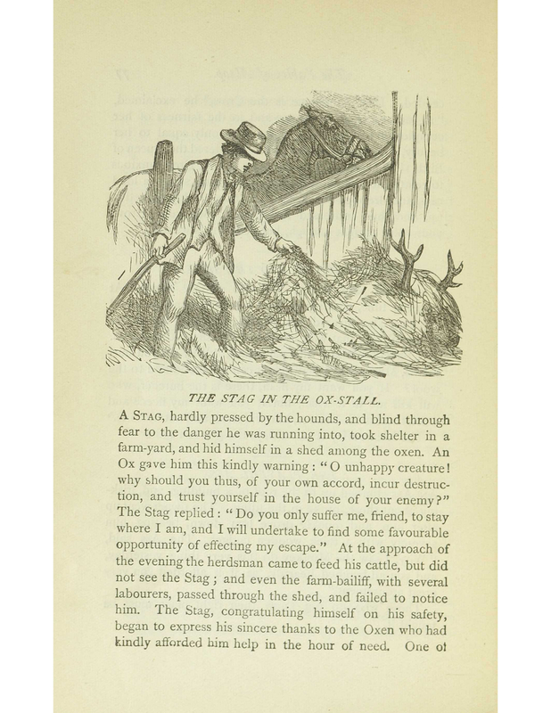 The Stag in the Ox-Stall