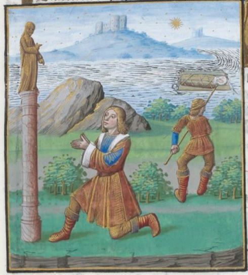 [Metabus Throwing His Daughter Camilla Over a River]
