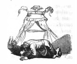 [a satire of the licking ceremony on Luggnag]