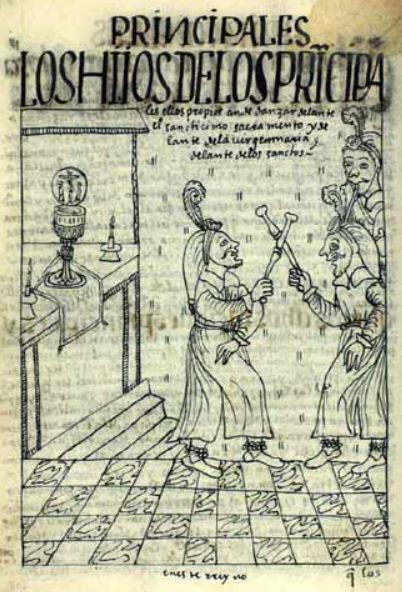 Los Hijos de los Principales Ellos Propios an de Danzar Delante el Sancticimo Sacramento y Delante de la Uirgen Maria y Delante de los Sanctos