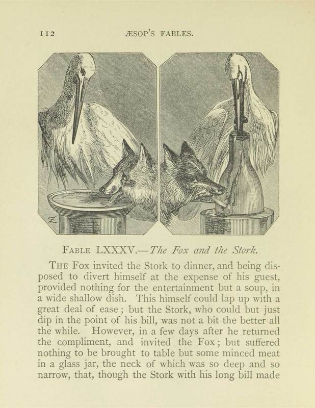 The Fox and the Stork