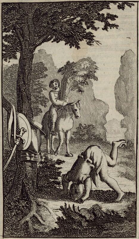 [Don Quixote's penance in Sierra Morena]