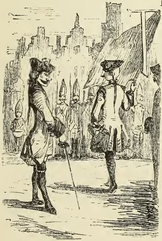 [Vanity Fair Vol. I Chapter XXVIII Inhabited Initial]