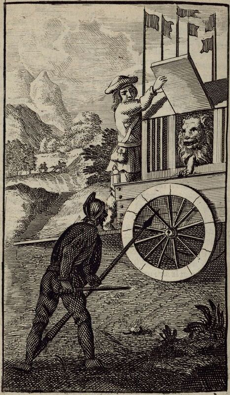 [Don Quixote and the lion]