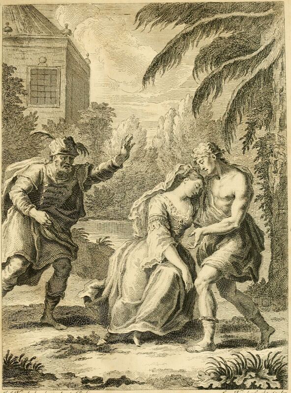 [Zoraida's father discovers his daughter and the captive]