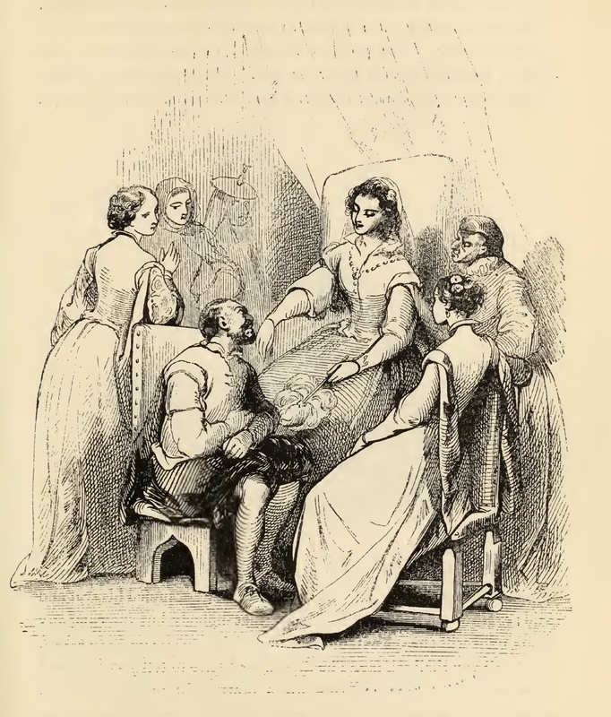 [Sancho Sits Before the Duchess]