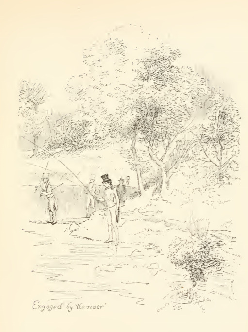 “Engaged by the river”