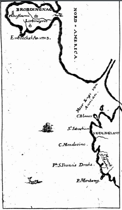 [Map depicting Brobdingnag]