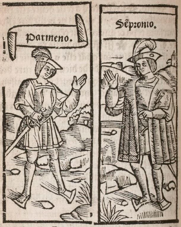 [Act IX – Pármeno and Se(m)pronio]