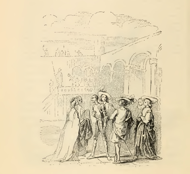 [Of How Don Quixote Entered the Courtyard of the Duke and Duchess]
