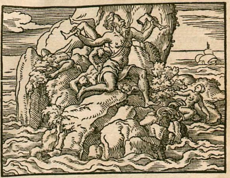 Polyphemus frißt die Verwanthen Ulyssis