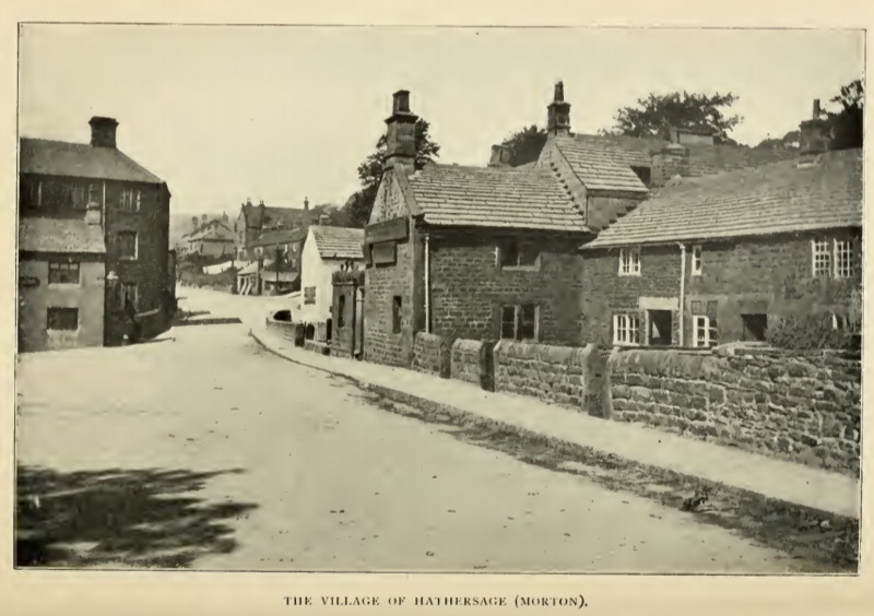 The village of Hathersage (Morton)