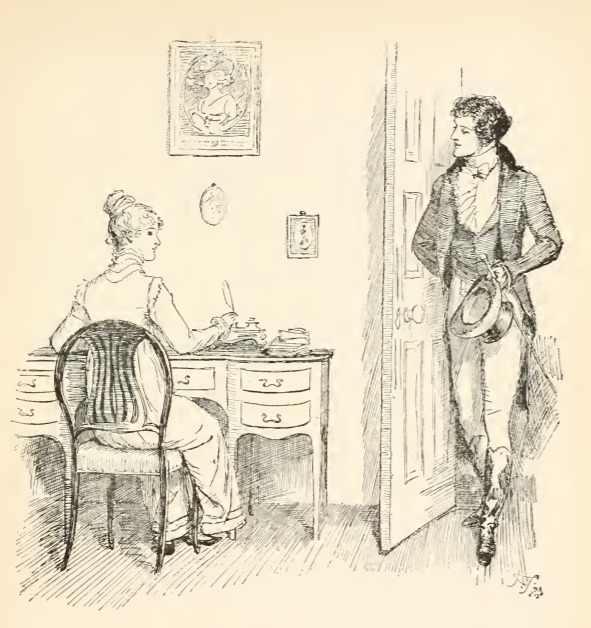 [Mr. Darcy visits Elizabeth]