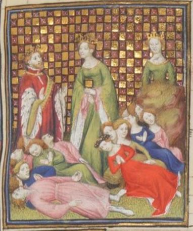 Cy apres sensuit hystoire de niobe fille du roy tantale et royne des thebans