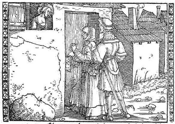 [Act III – Elicia Watches as Sempronio and Celestina Enter the House]
