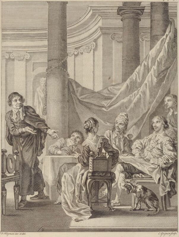 [The ecclesiastic leaves the duke's table]