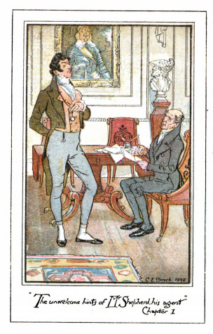 “The unwelcome hints of Mr. Shepherd, his agent.”