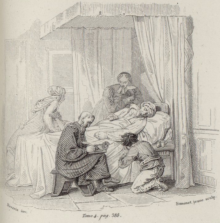 [Don Quixote makes his will]