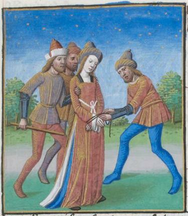[Olympias Being Tied at the Hands Before Getting Executed]