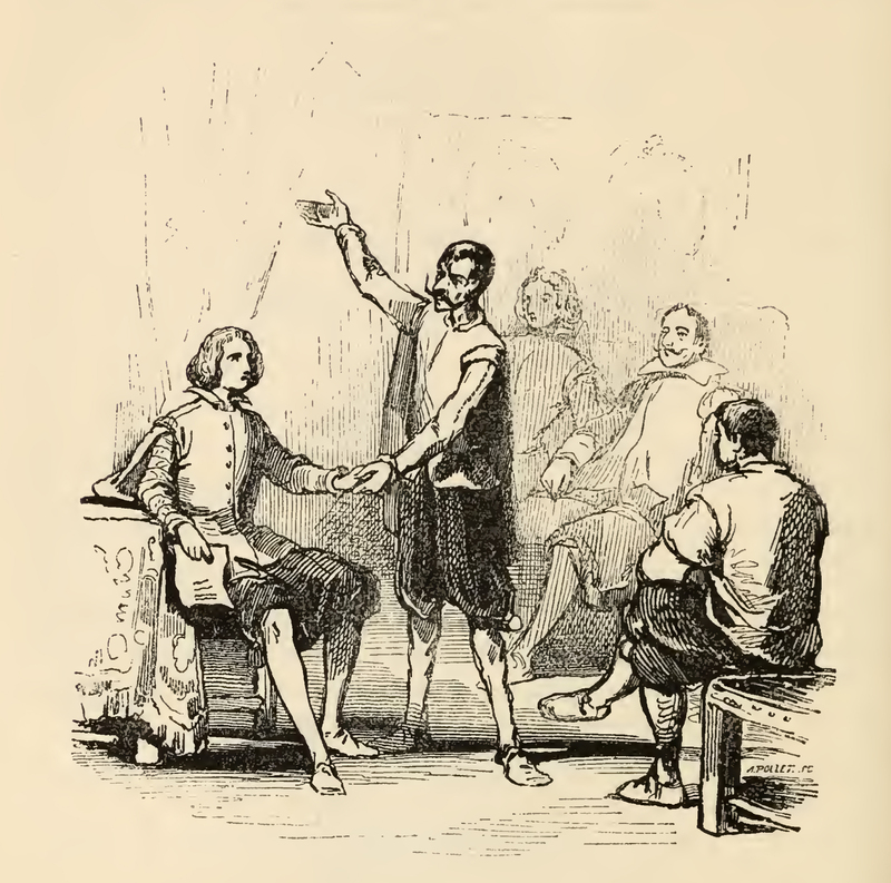 [Don Quixote Holds Don Lorenzo by the Hand]
