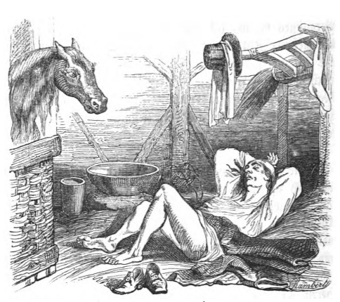 [Gulliver’s master discovers the truth about Gulliver’s clothes]