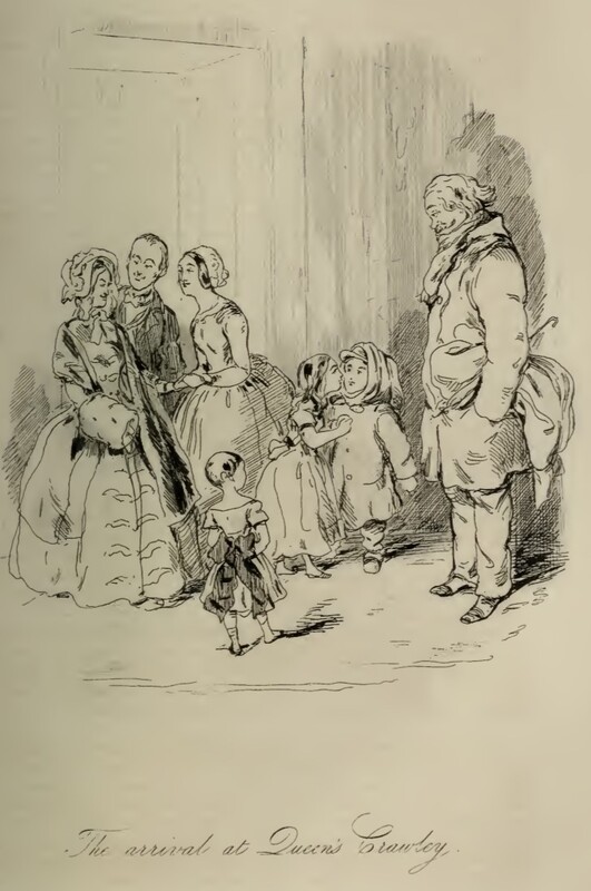 The arrival at Queen’s Crawley