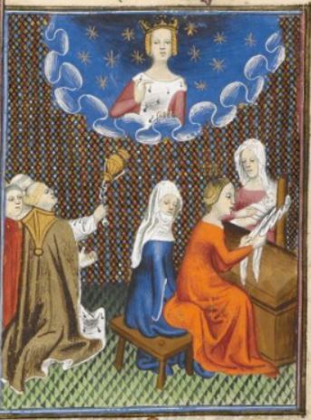 Cy sensuit hystoire de la tres noble iuno fille de saturne et de opis et deesse tres ancienne des royaumes