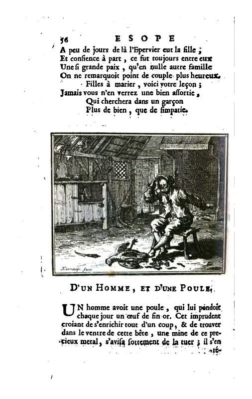 D'un Homme, et D'une Poule