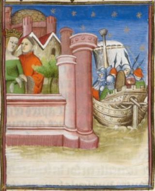 Cy sensuit histoire de helene femme de menelaus roy des lacedemoniens