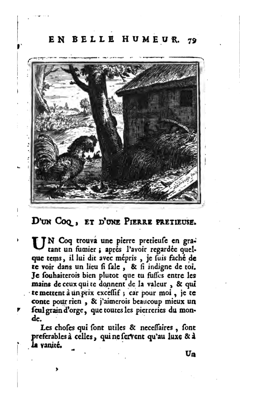 D’un Coq, et d’une Pierre Pretieuse