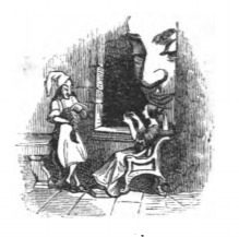 [Gulliver looks in on the Empress of Lilliput]