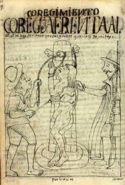 Coreg[id]or Afrenta Al Alcalde Hordenario por dos Duebos que no le da Mitayo