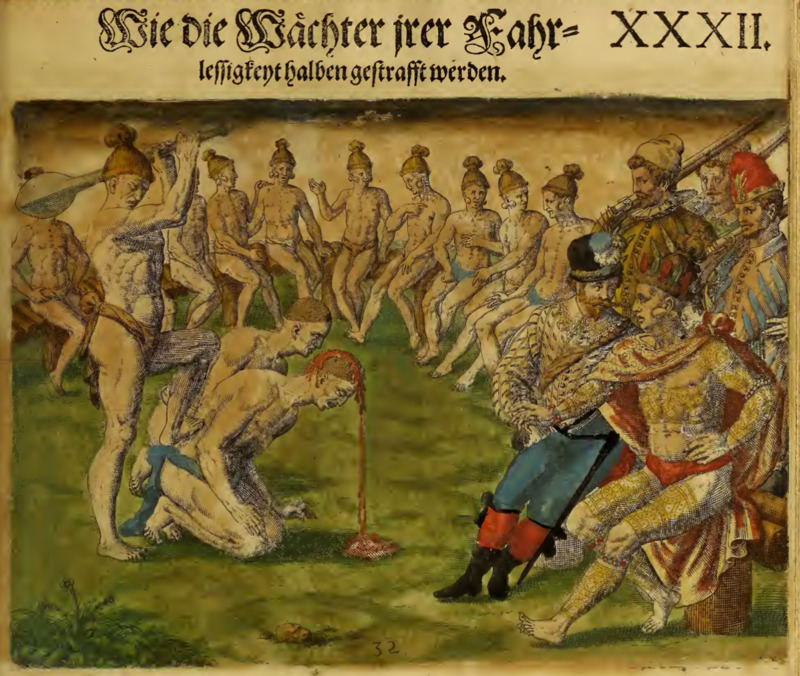 Wie die Wächter irer Fahrlessigkent halben gestrafft werden. XXXII.