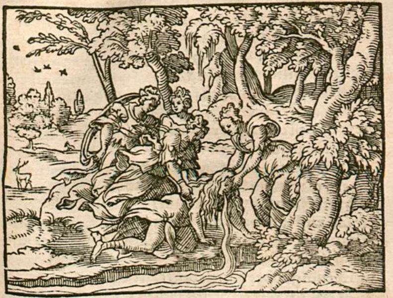 Biblis in einen Brunnen