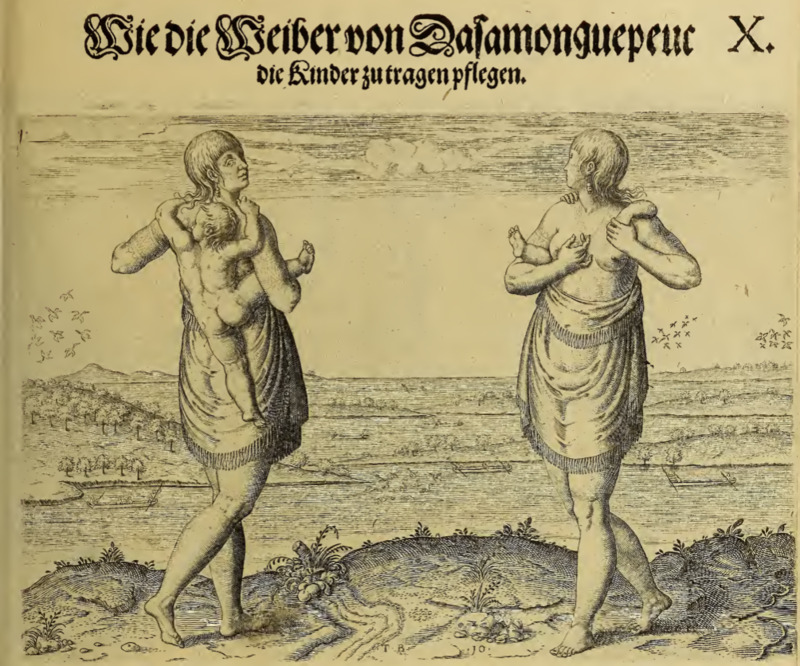 Wie die Weiber von Dasamonguepeuc die Kinder zu tragen pflegen. X.