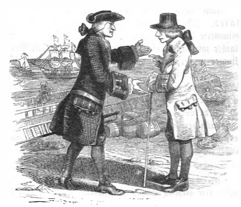 [Gulliver in conversation with Captain William Prichard]