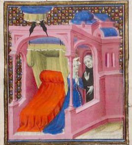 Paulina, courtisée par le prêtre Mundus qui se fait passer pour le dieu Anubis