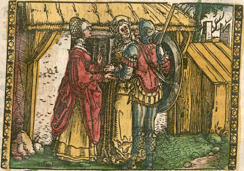 [Act XVIII – Elicia and Areusa Talking to Centurio]