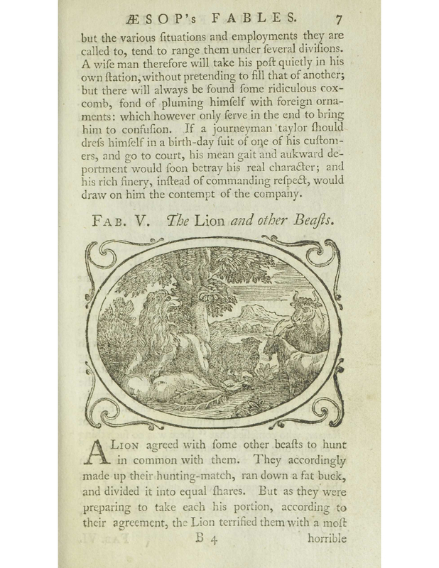 The Lion and Other BeaftsOther Titles: The Lion and the Council of Beasts. The Wild Ass and the Lion