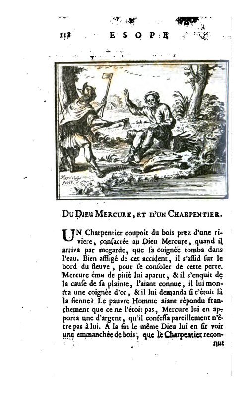 DU DIEU MERCURE, ET D'UN CHARPENTIER.
