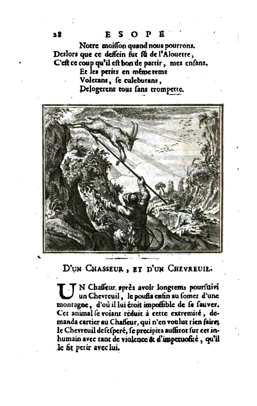 vol 2. D'un Chasseur, et d'un Chevreuil